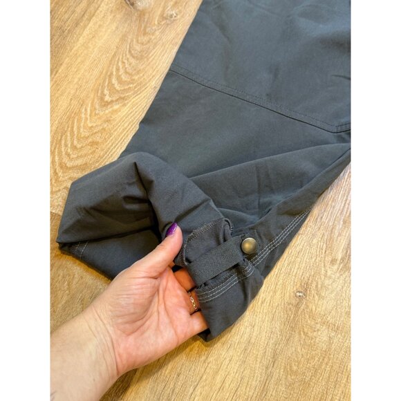 Kuhl Womens Hiking Cargo Pants Gray With Pockets & Adjustable Hem 12 NWT - Picture 7 of 8